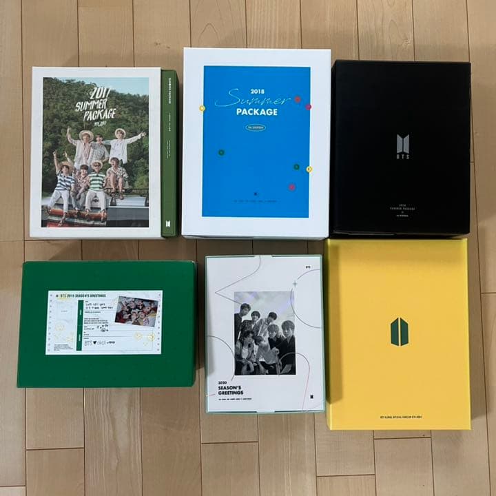 BTS bts アルバム シーグリ　サマパケ　ペンライト　うちわ トレカ　セット