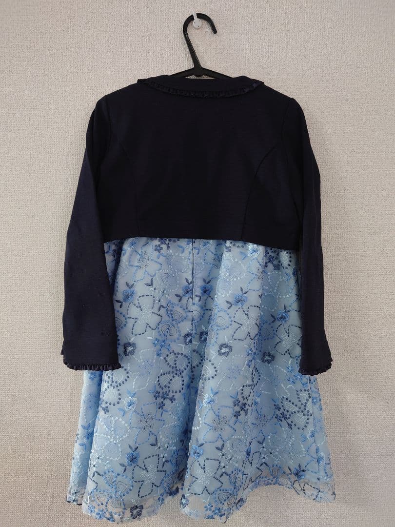 べべ　フォーマルワンピース　シャツ・ボレロ付　120cm 　卒園式　入学式