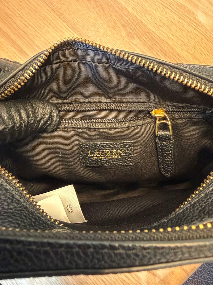 LAUREN RALPH LAUREN ショルダーバッグ　本革