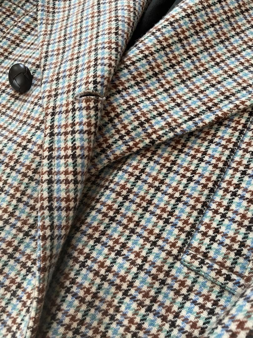 【レア美品】秋冬 MARKAWARE ウール ガンクラブチェック ビッグコート