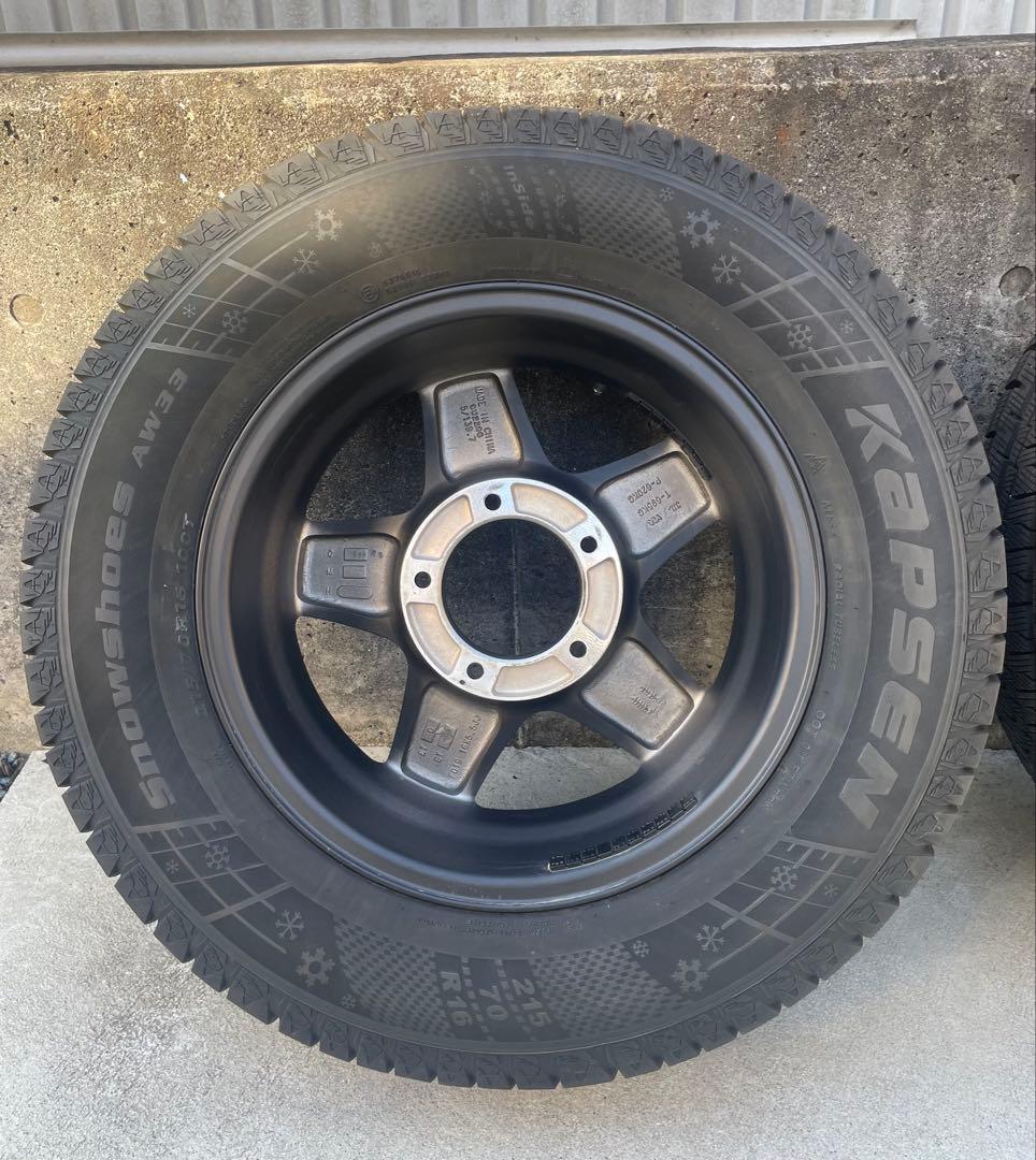 ★ジムニーシエラ　スタッドレスタイヤホイール4本セット（対面受渡希望）
