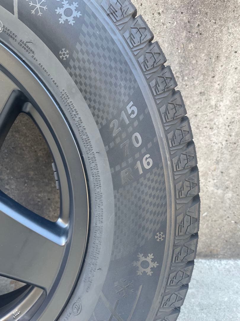 ★ジムニーシエラ　スタッドレスタイヤホイール4本セット（対面受渡希望）