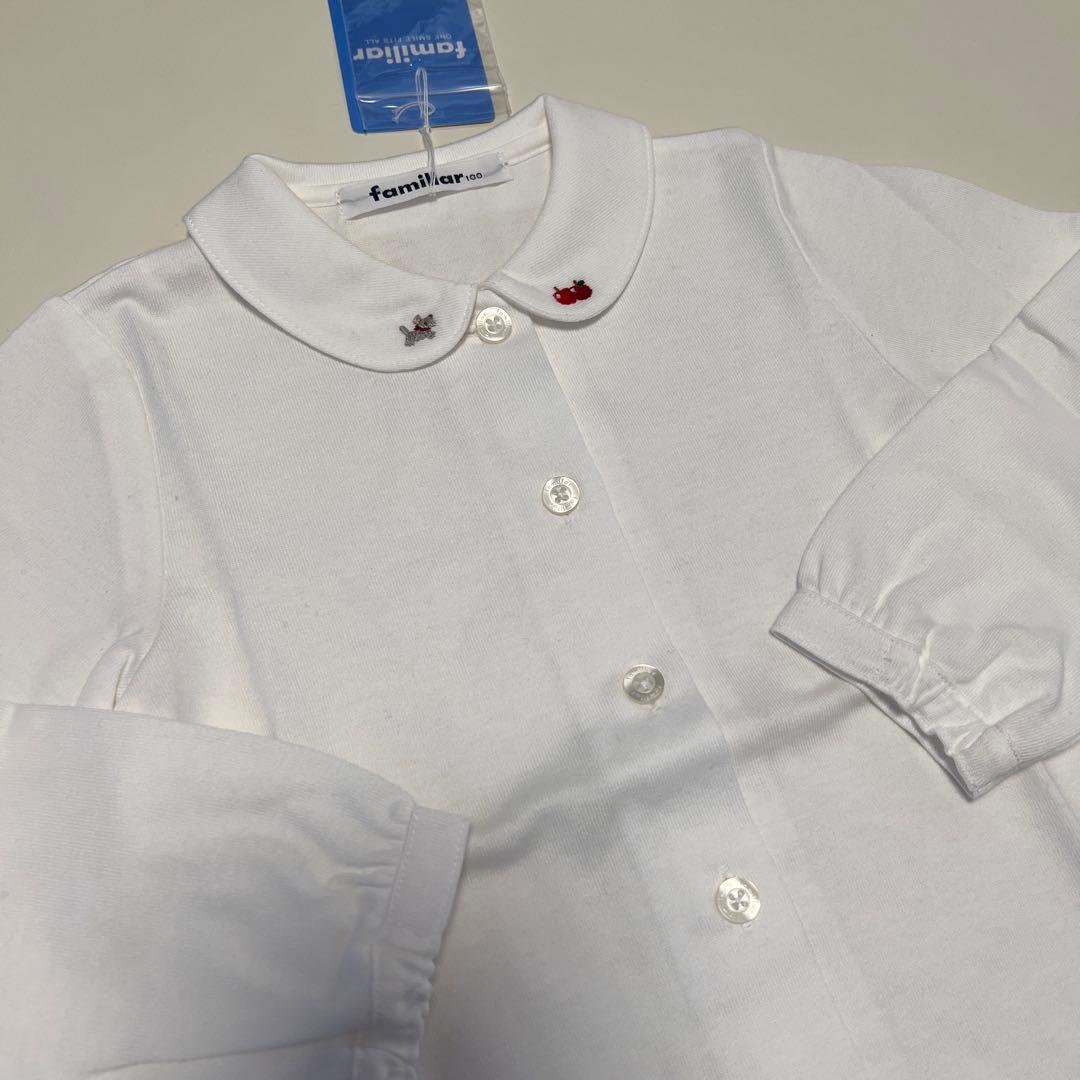 ゆきだるま 新品 ファミリア ブラウス 100