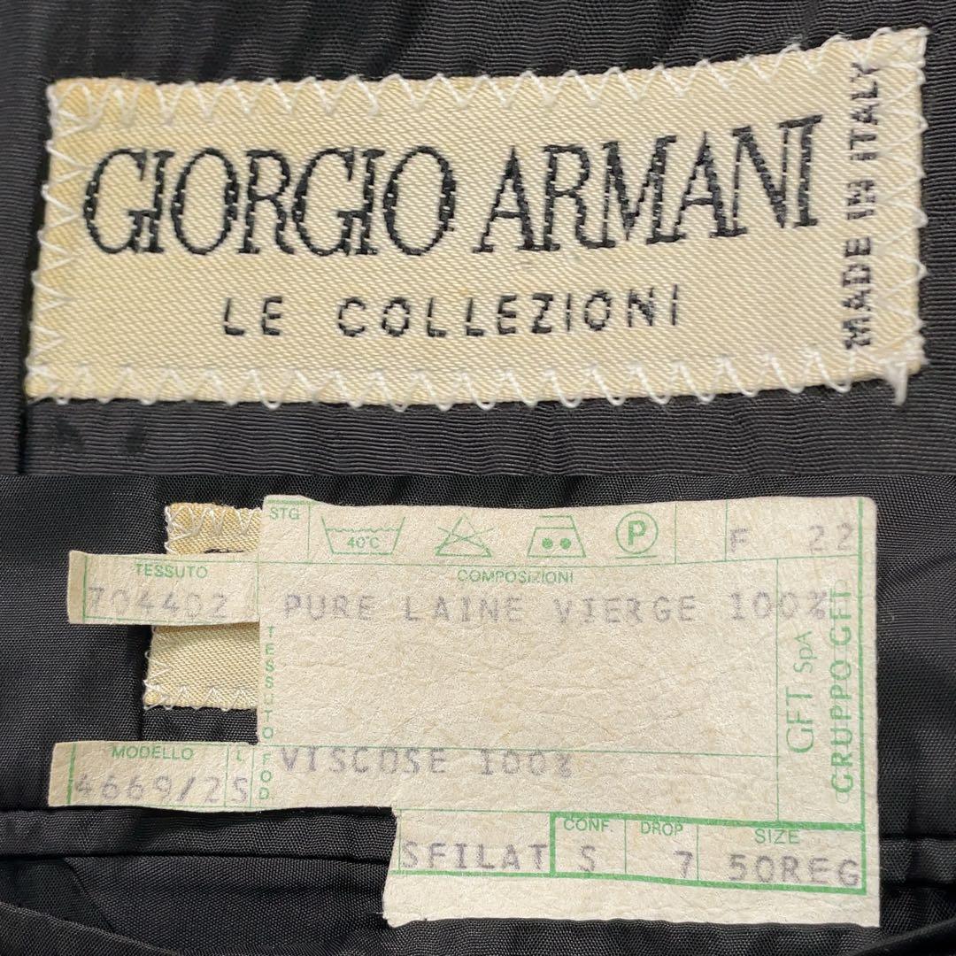 寿*司様 ジョルジオアルマーニ イタリア製 春夏 上質ウール スーツ セットアッ