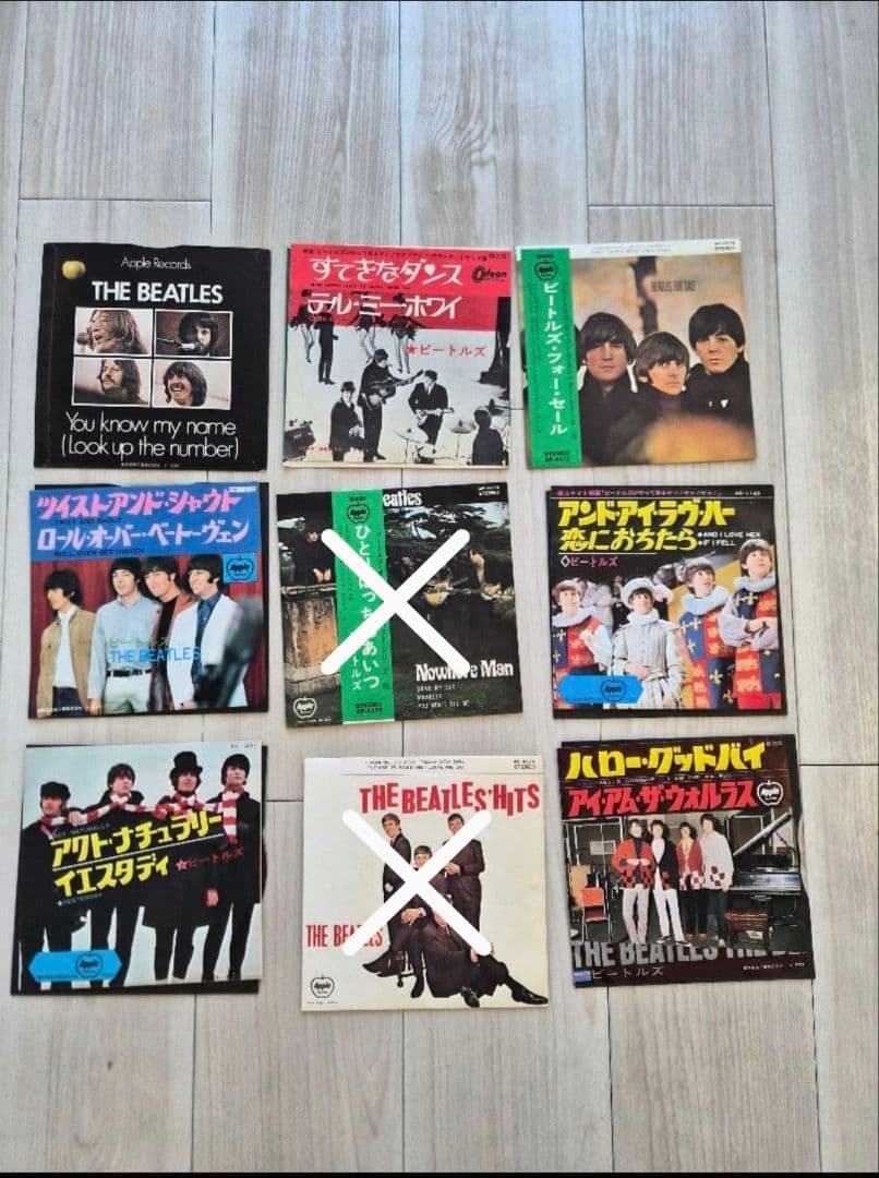 THE BEATLES×ジョージ・ハリスン　レコードセット　シングル