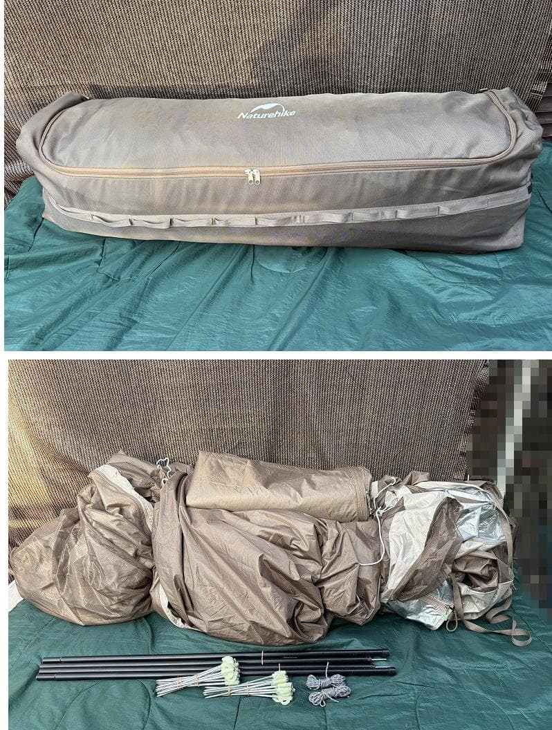 Naturehike ロッジ型 ワンタッチテント Village17 LED照明