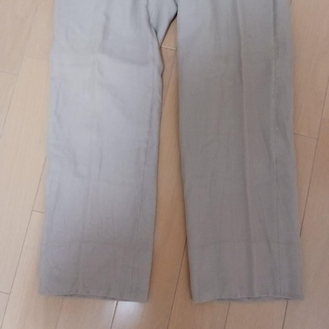 ともぞう　オーラリー　ライトベージュ ストレートレッグパンツ