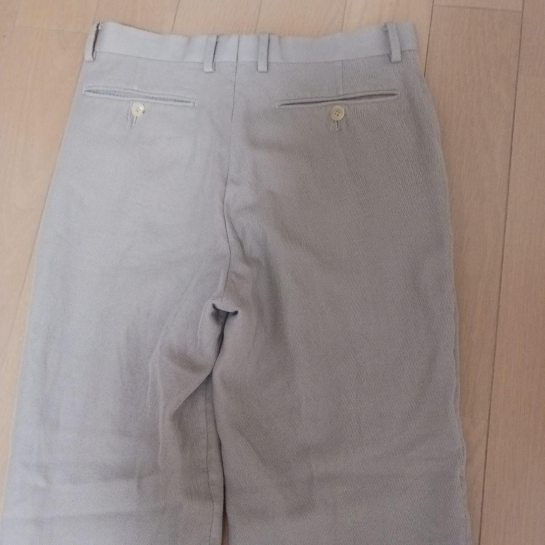 ともぞう　オーラリー　ライトベージュ ストレートレッグパンツ