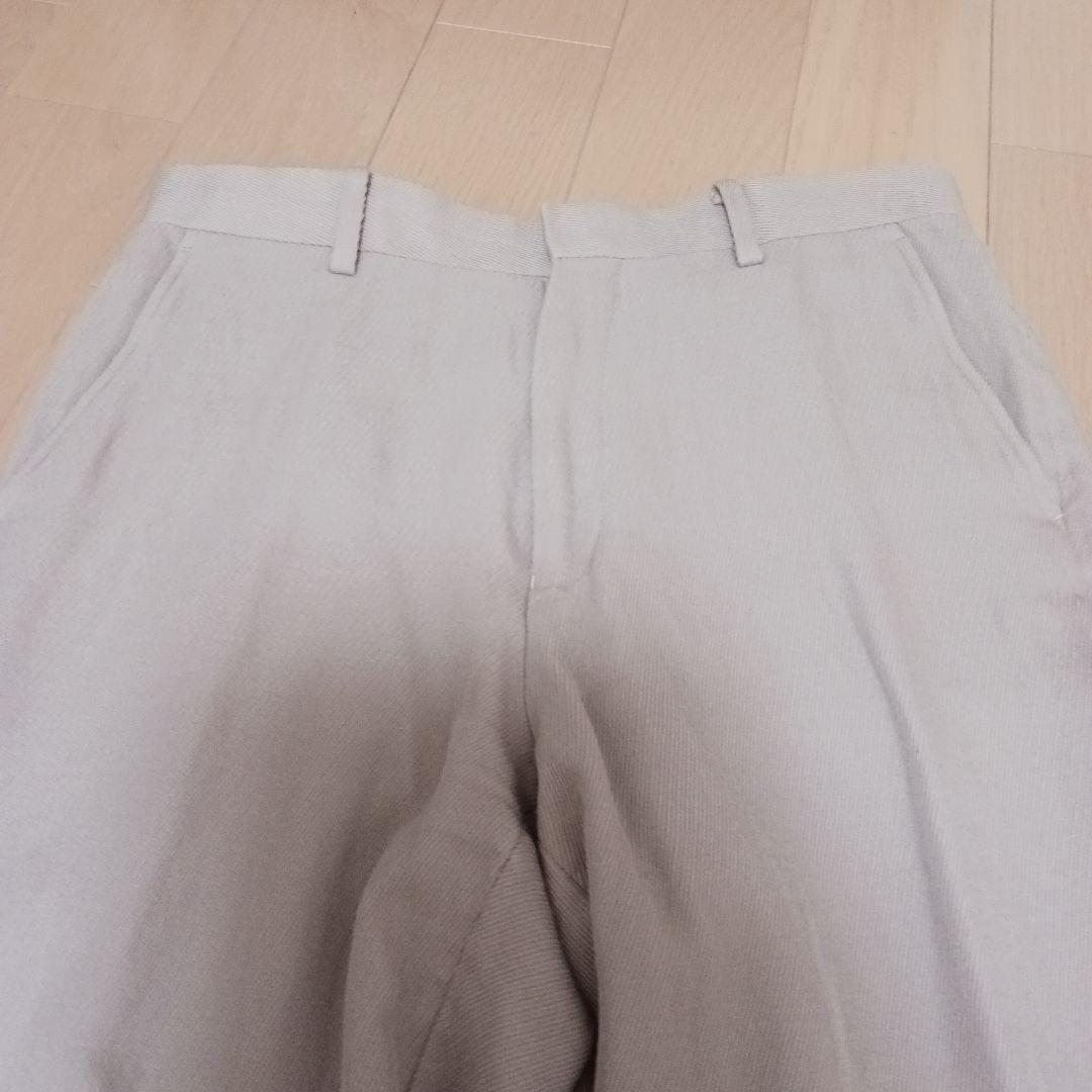 ともぞう　オーラリー　ライトベージュ ストレートレッグパンツ