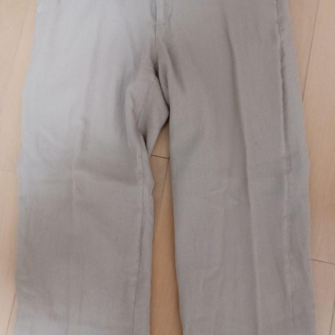 ともぞう　オーラリー　ライトベージュ ストレートレッグパンツ