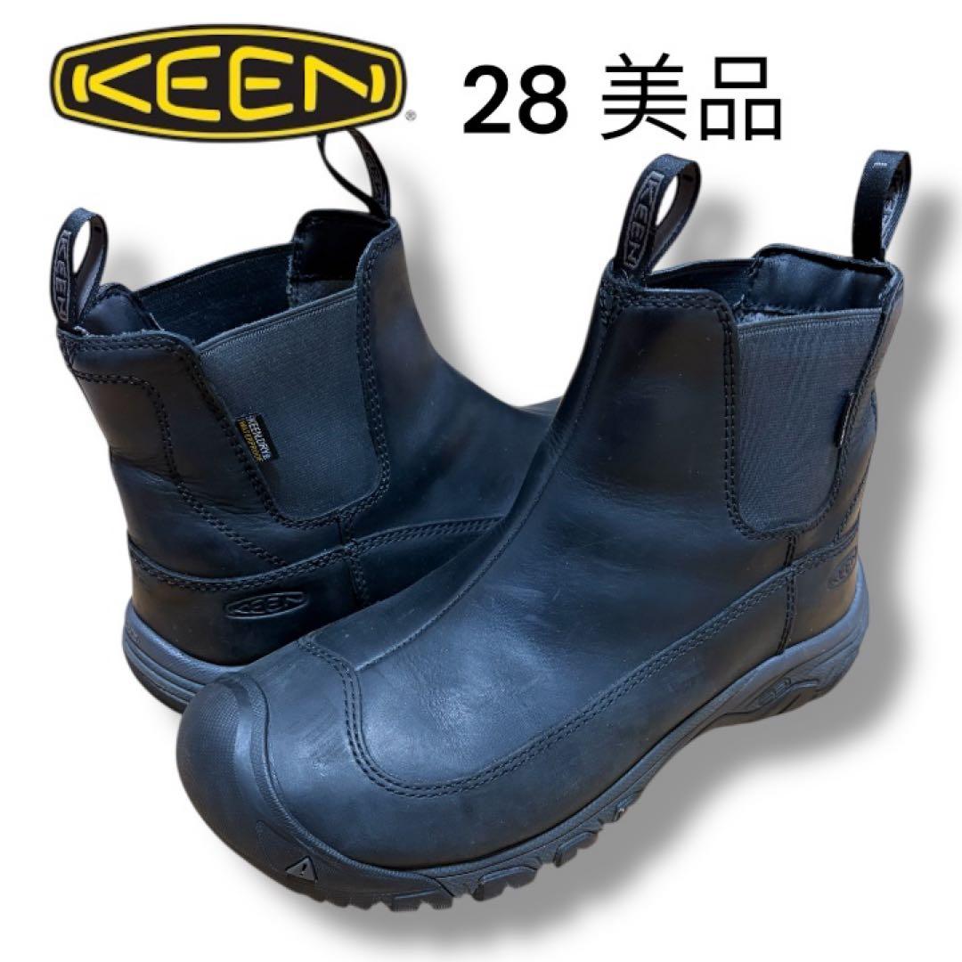 ※sun　KEEN キーン　アンカレッジブーツ　28 ブラック　アウトドア