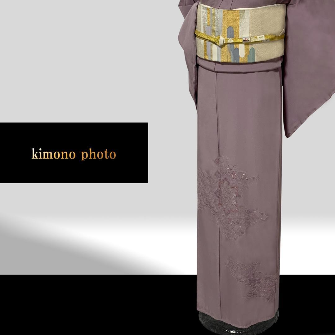 【新品、未使用】正絹【極上逸品】トールサイズ【汕頭刺繡スワトウ】訪問着フルセット