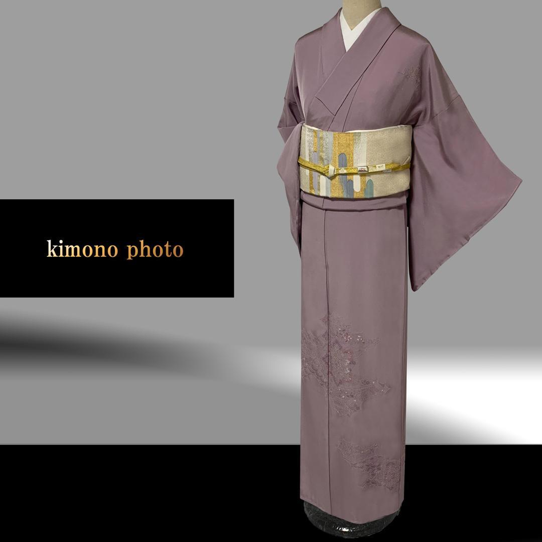 【新品、未使用】正絹【極上逸品】トールサイズ【汕頭刺繡スワトウ】訪問着フルセット