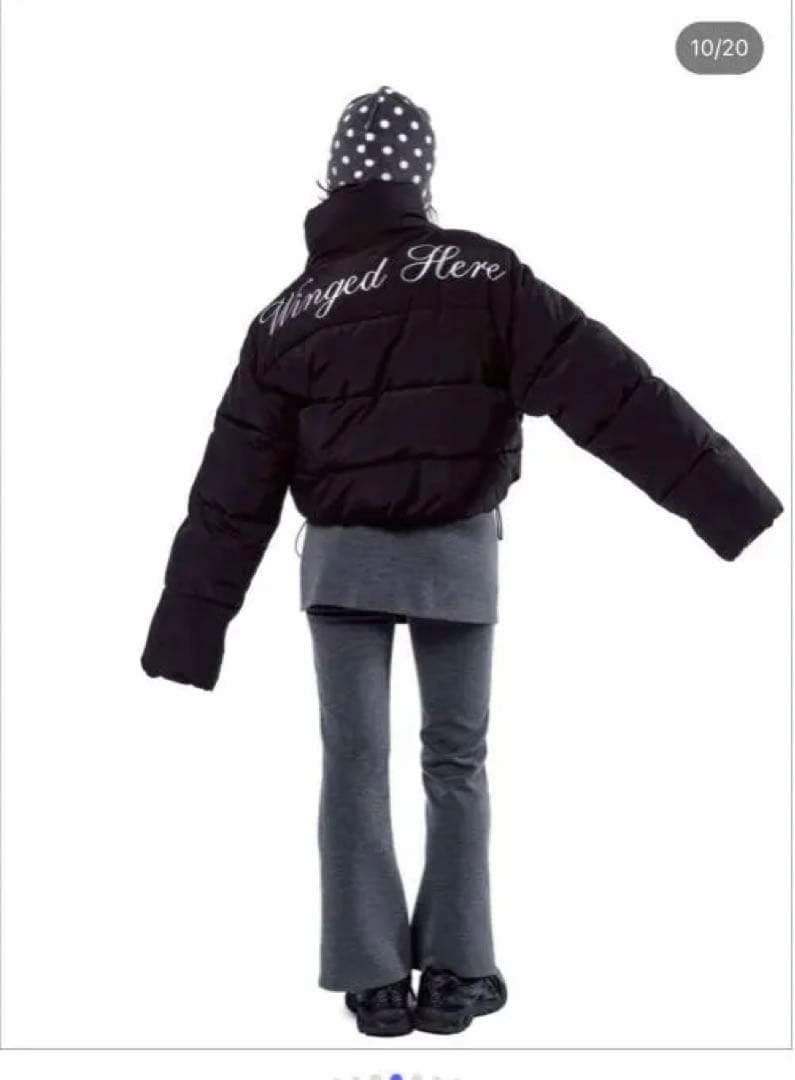 新品 smyeon レイヤードフレアパンツ グレー S