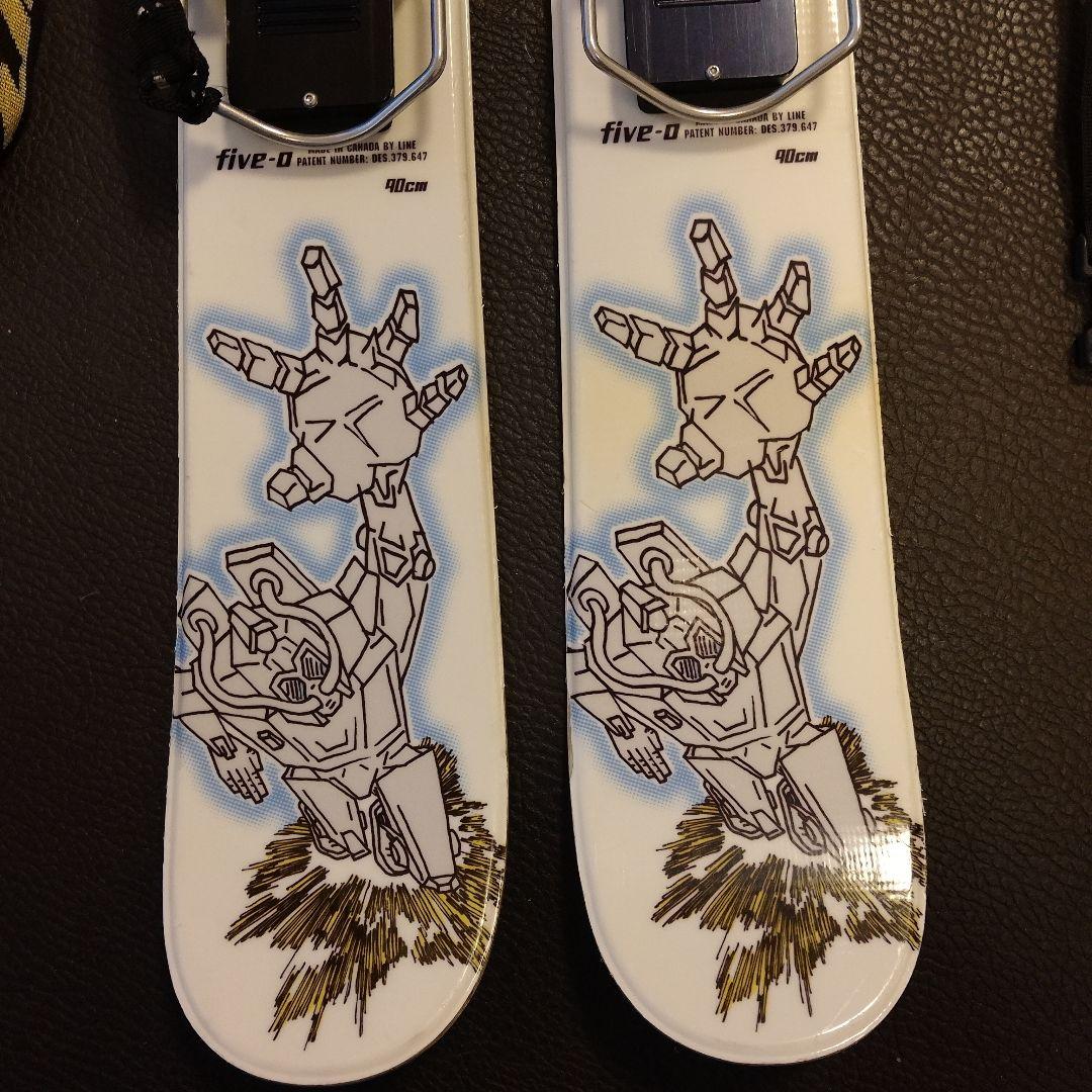 年末セール【稀少】LINE FIVE アルミビンディング付き ショートスキー