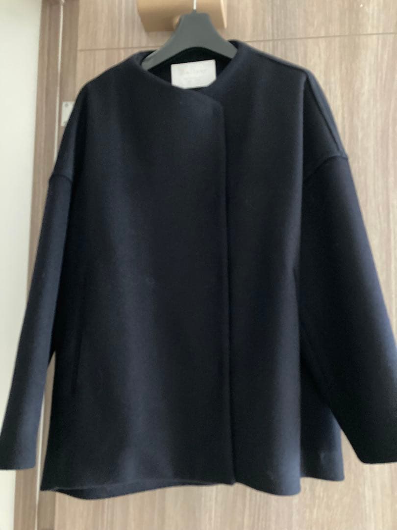 ★現行品★Balisey ウールカシミヤビーバーショートコクーンコート