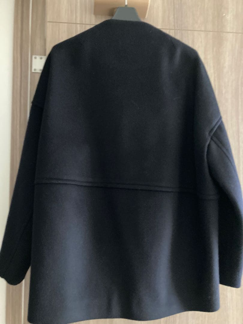 ★現行品★Balisey ウールカシミヤビーバーショートコクーンコート