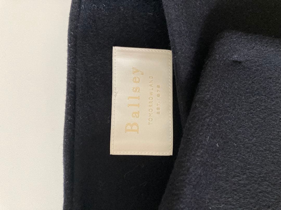 ★現行品★Balisey ウールカシミヤビーバーショートコクーンコート