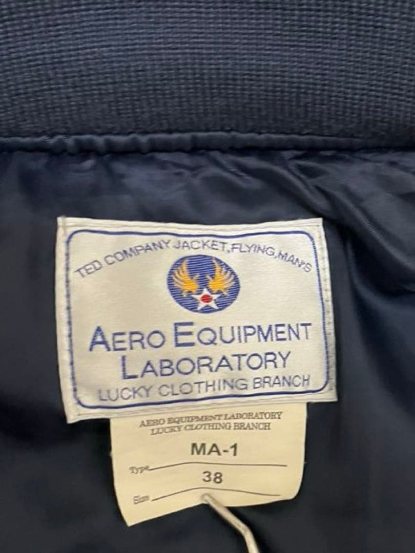 TEDMAN ファイアーマン 消防士 刺繍ワッペン MA-1ネイビー Mサイズ