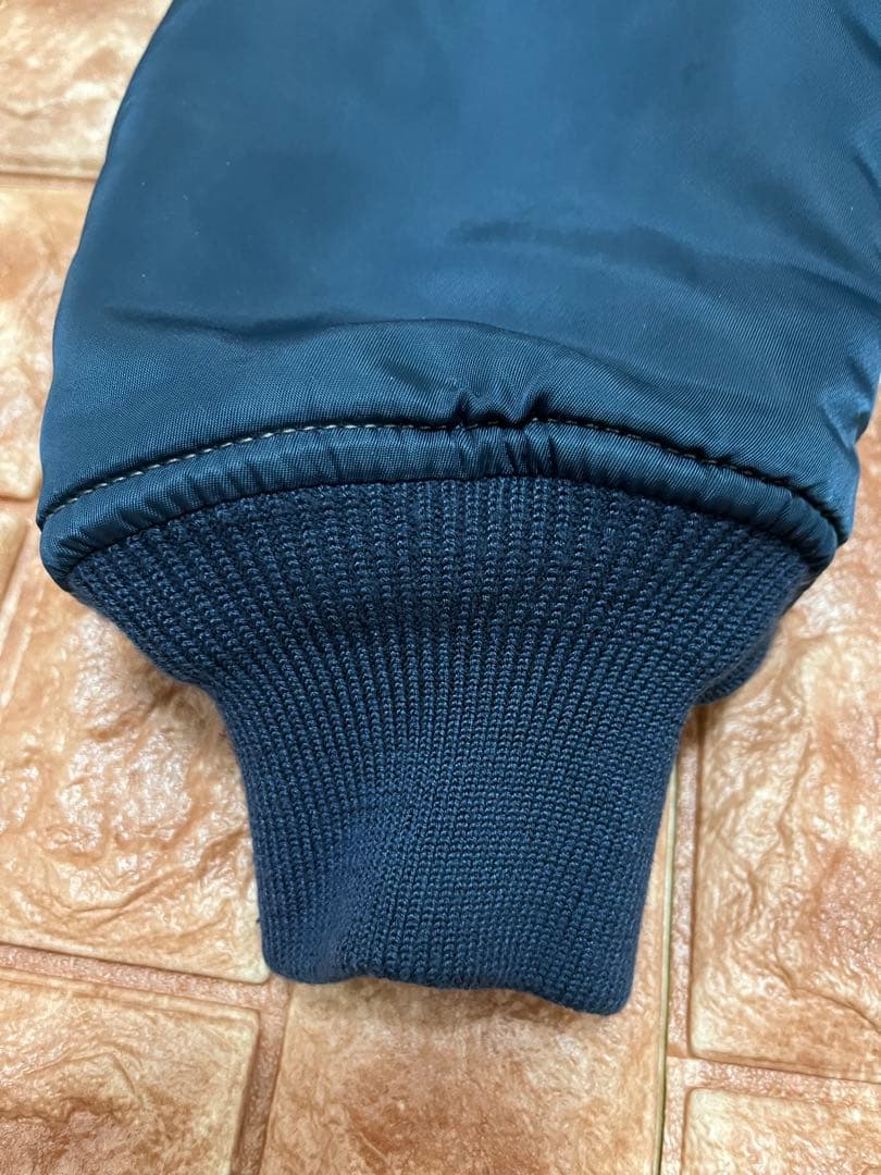 TEDMAN ファイアーマン 消防士 刺繍ワッペン MA-1ネイビー Mサイズ