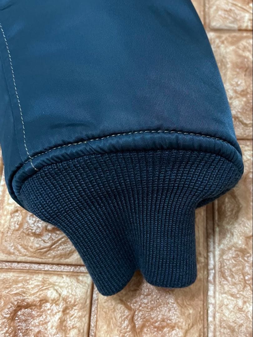 TEDMAN ファイアーマン 消防士 刺繍ワッペン MA-1ネイビー Mサイズ