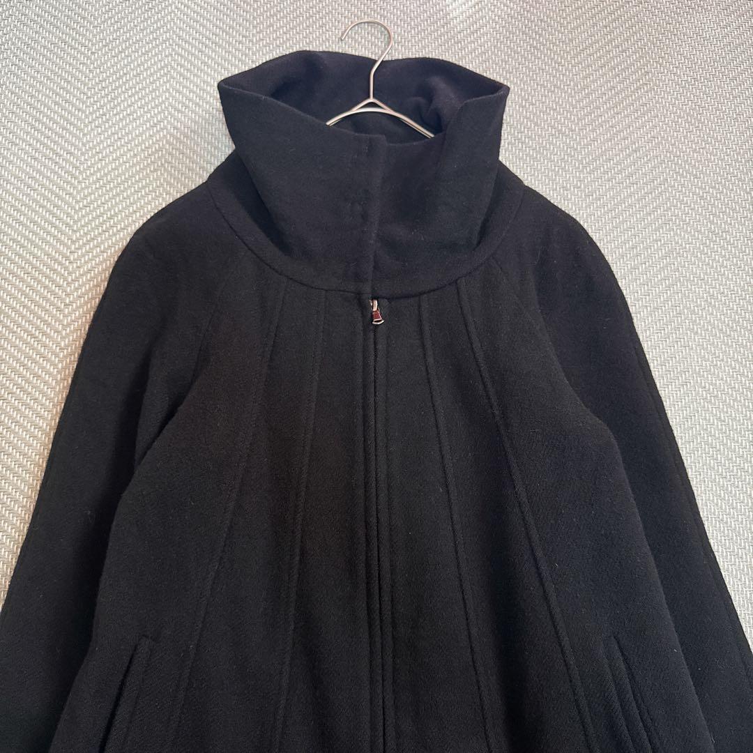 美品 MAX&Co. MaxMara スタンドネック 2way ウールコート