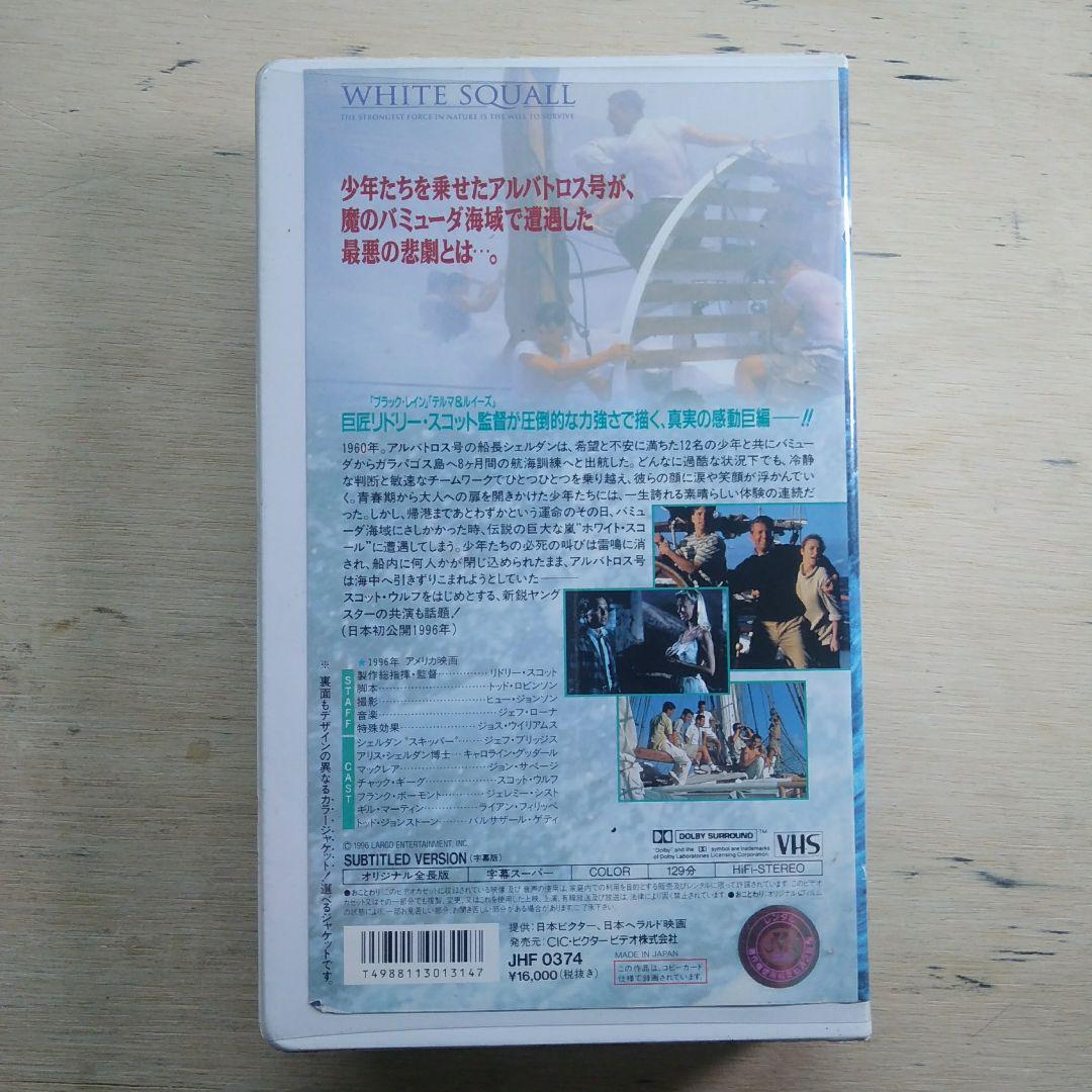 白い嵐　字幕版VHS
