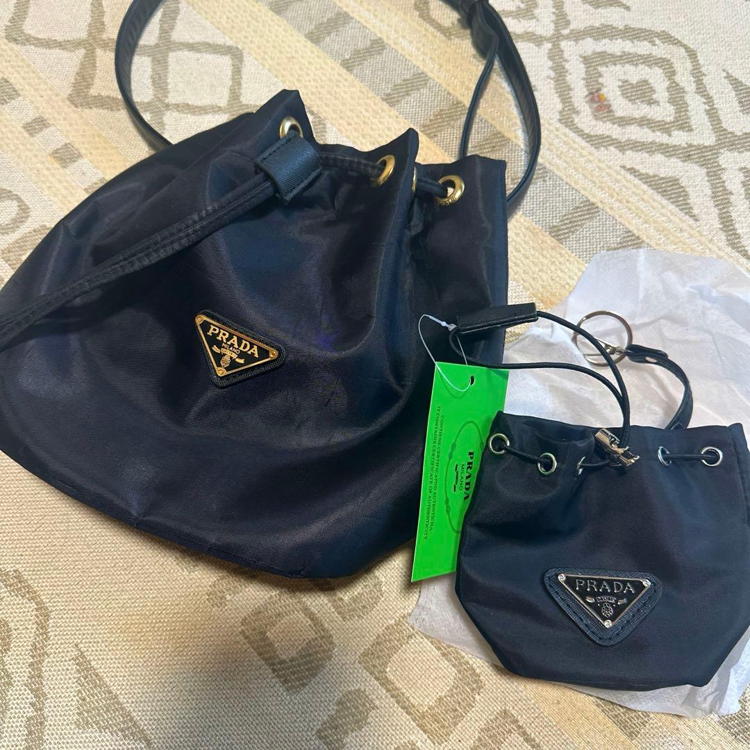 PRADA 巾着型ショルダーバッグミニ巾着ノベルティセット