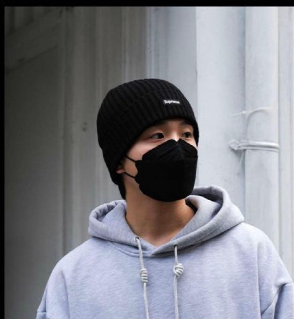 新品25SS supreme Overdyed Beanie Black 黒