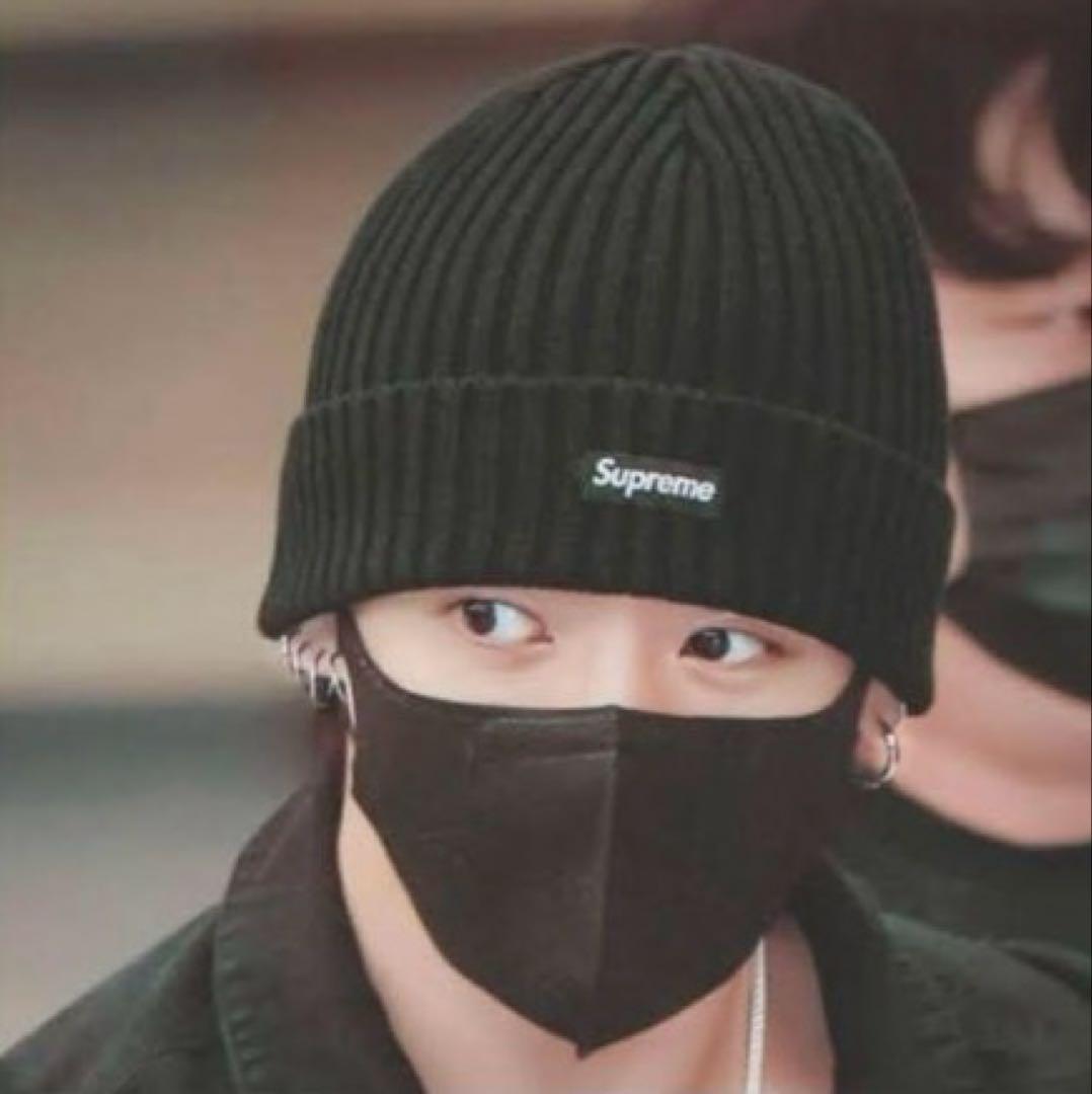 新品25SS supreme Overdyed Beanie Black 黒