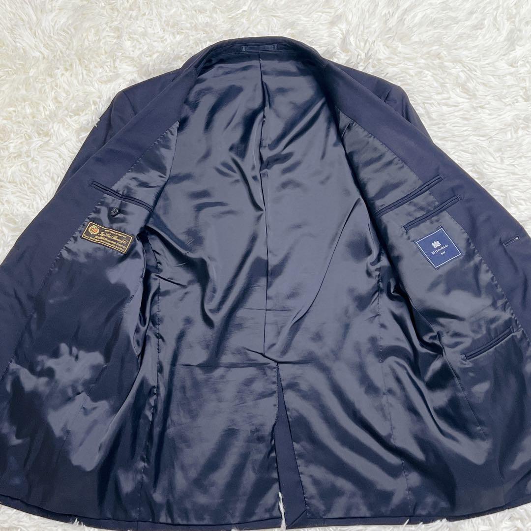 ミツミネ スーツ セットアップ ネイビー Drago Super150’s