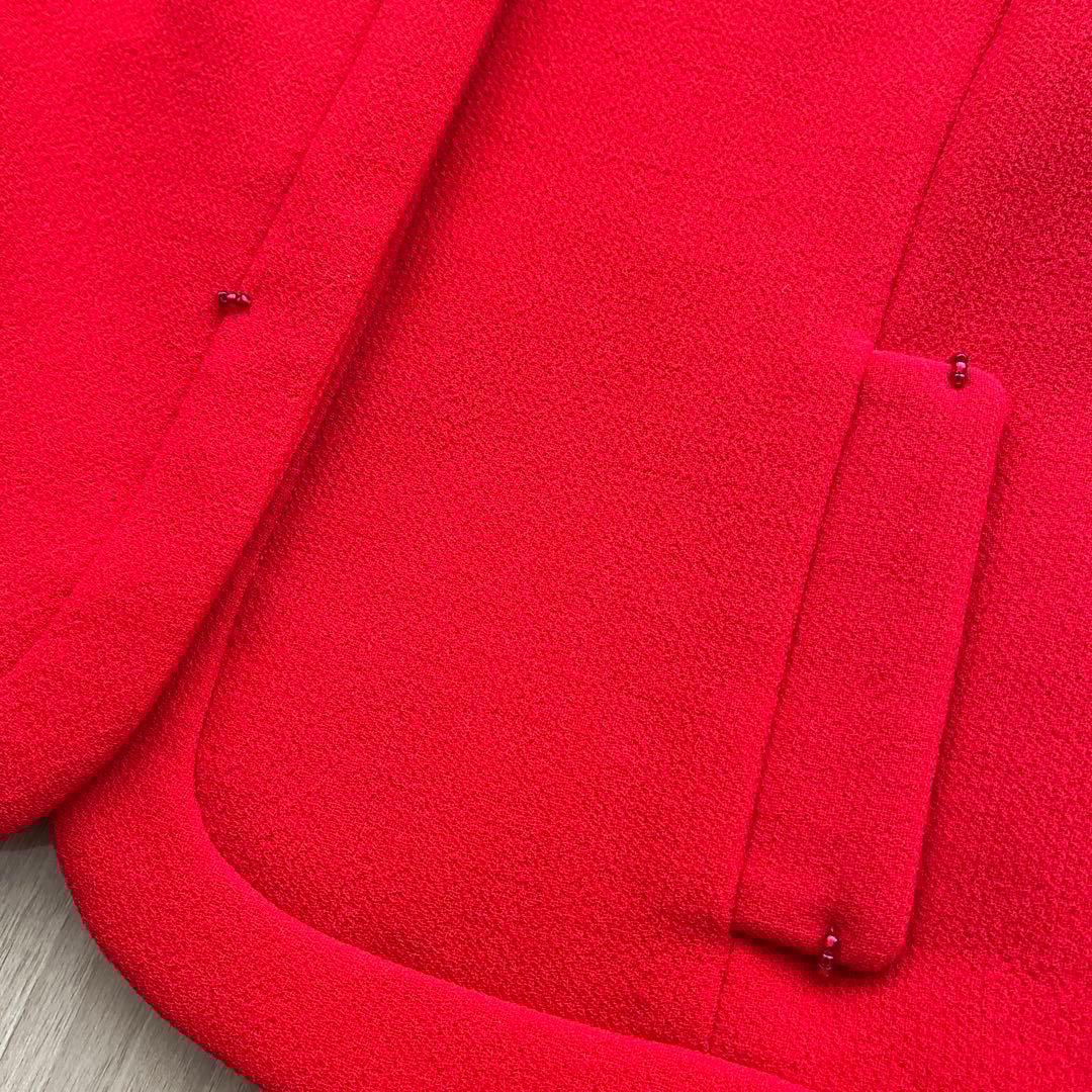 ハロッズ リボンブローチ付き ジャケット