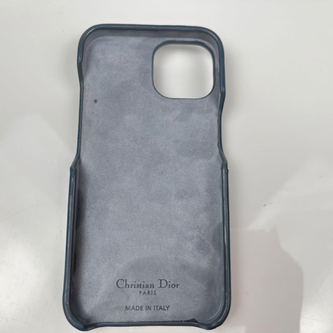 【極美品】LadyDior iPhone15 ケース カナージュ ラムスキン