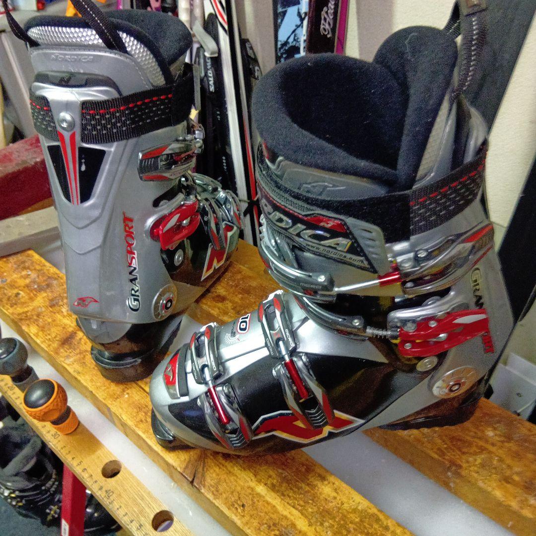 155cmサロモン（メンテナス済） 靴NORDICA27cmストック付