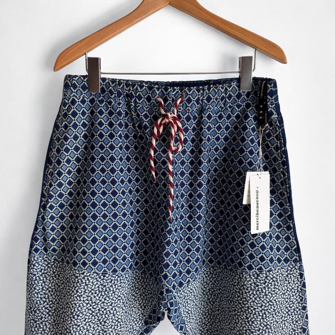 1325◆メルシーボークー マリン サルエルパンツ モロモロインディゴ 3