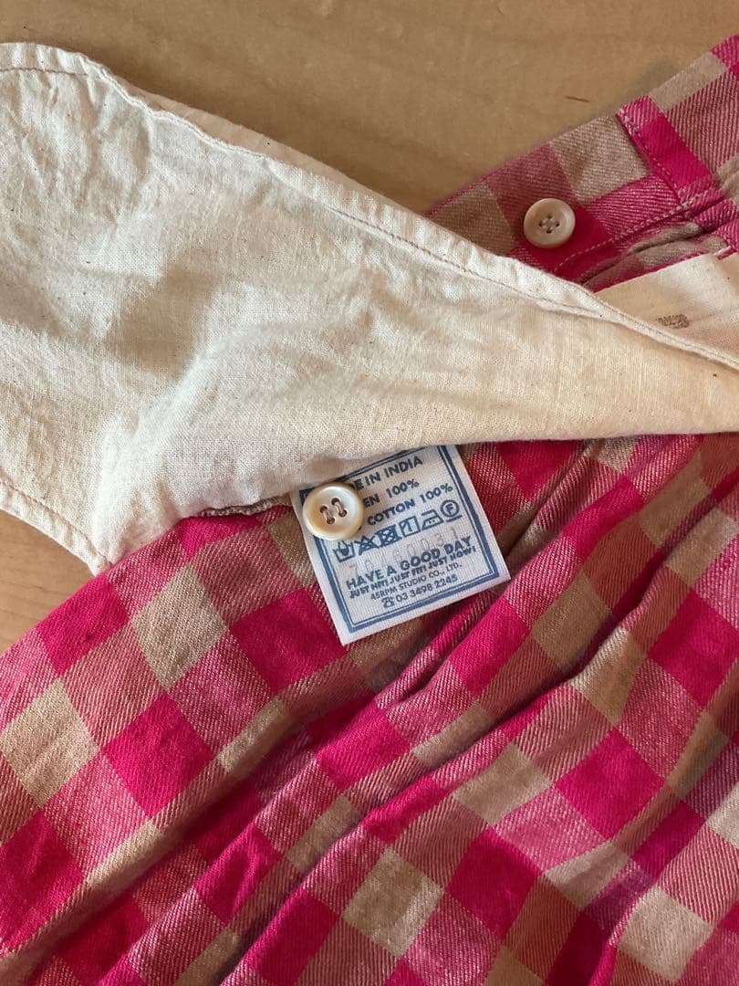 45r インドリネンツイルのブルマパンツ