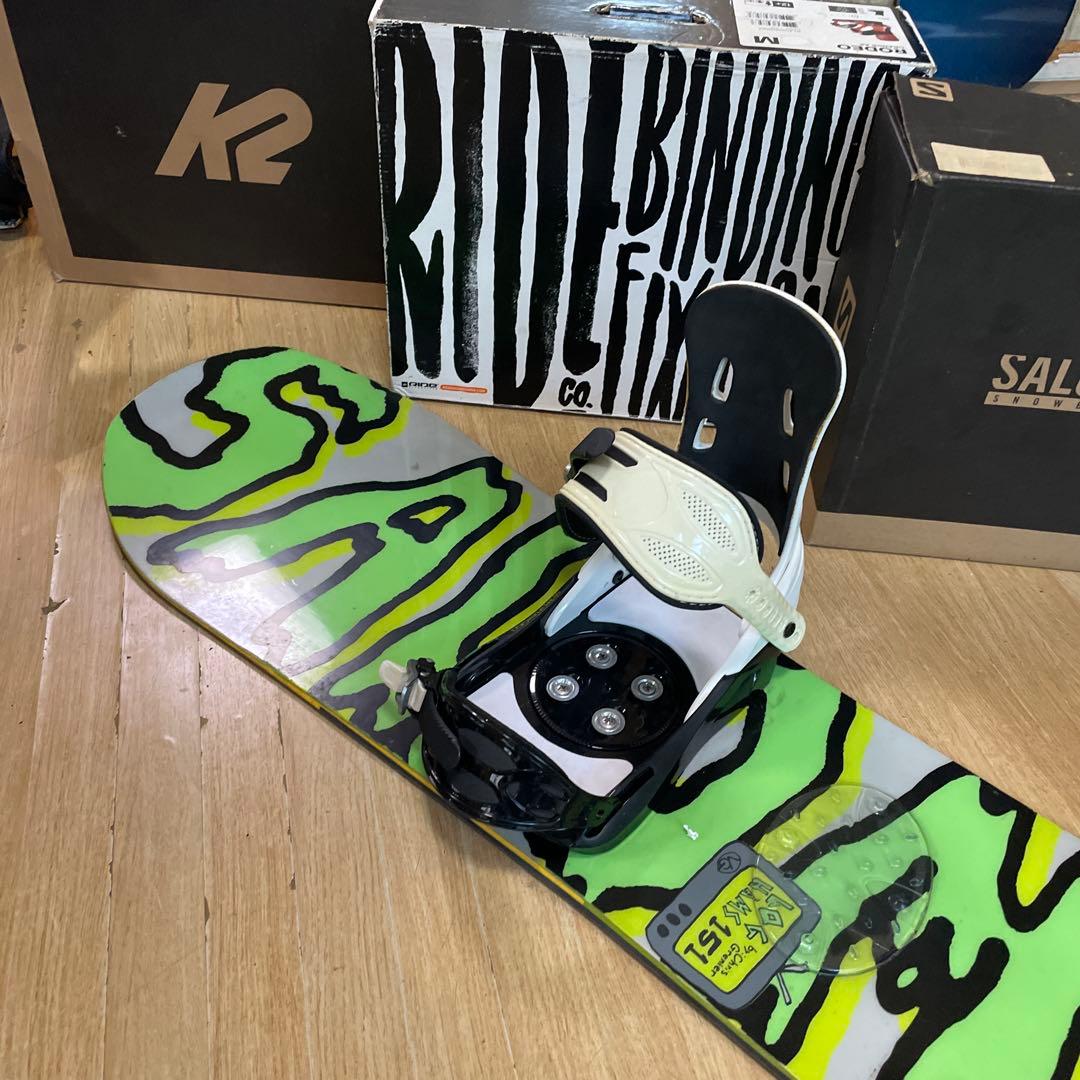 SALOMON×5150　サロモン　スノーボードセット　バインディング付き