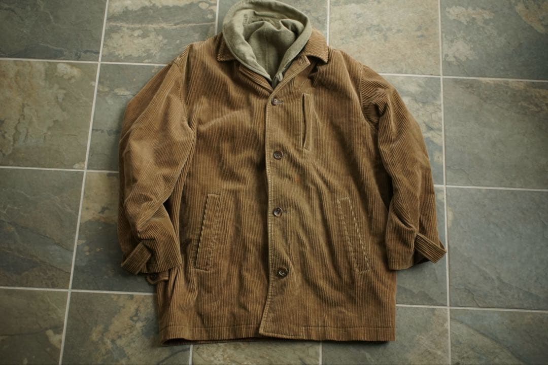 91aw 田中オム 2着セット コムデギャルソンオム コーデュロイ コート