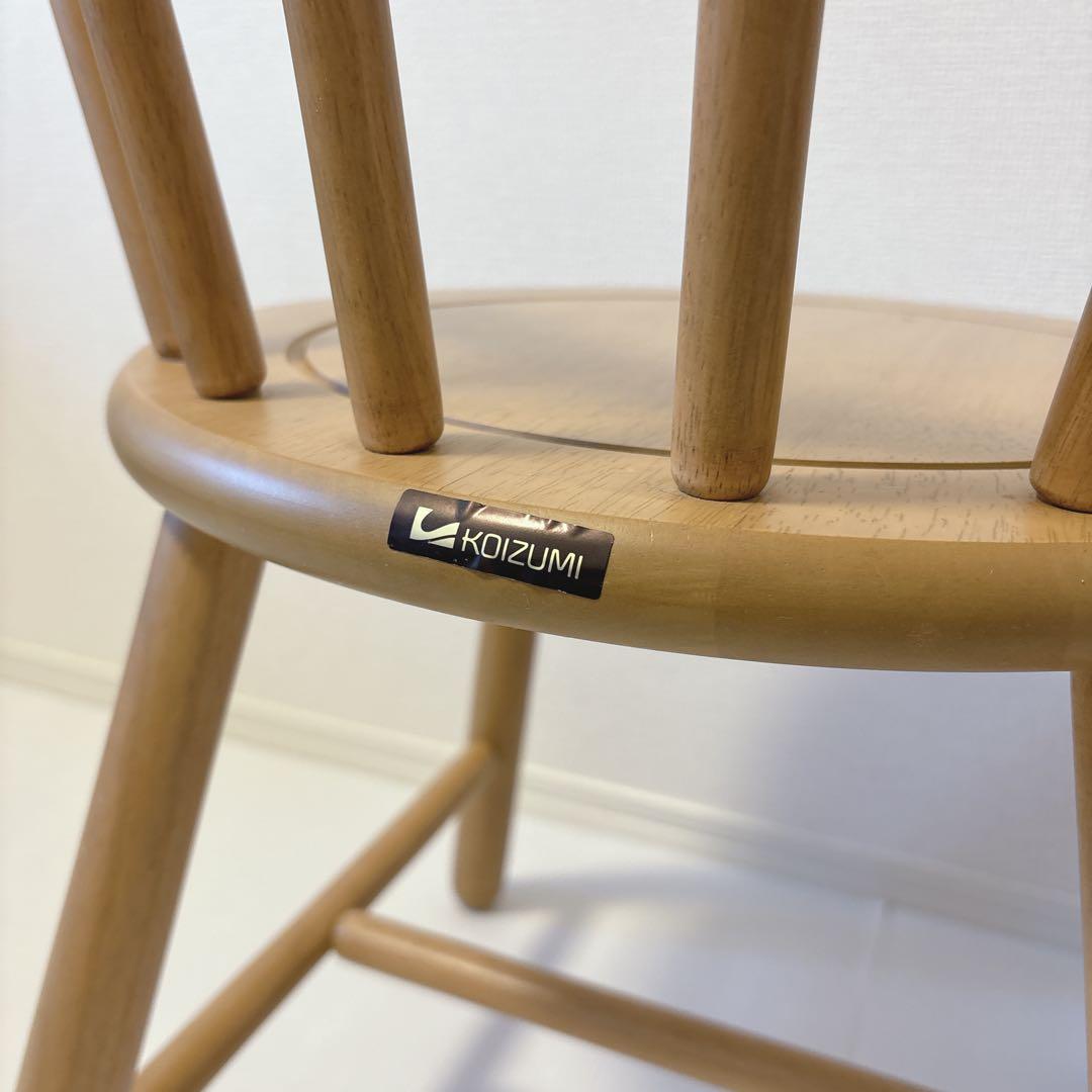 小泉産業 ウィンザーチェア ダイニングチェア アンティーク コイズミ レトロ ①