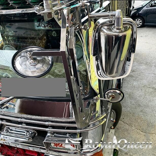 0662 復刻版 ステンレス製 五光ミラー 鏡面 ハイウェイミラー 高速ミラー