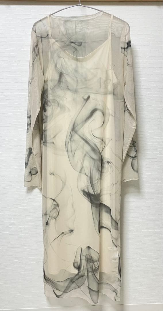 ワンピース CURL OF SMOKE SHEER DRESS AMERI vintage