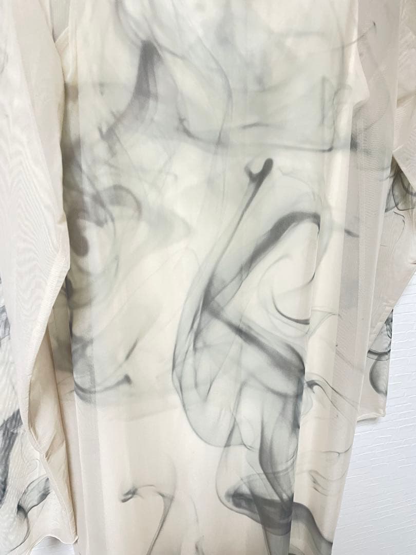 ワンピース CURL OF SMOKE SHEER DRESS AMERI vintage