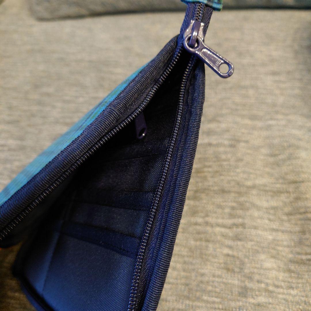 familiar 母子手帳ケース チェック柄 グリーン