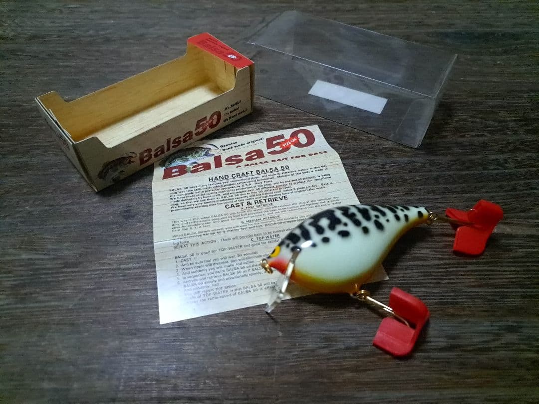 新品未使用　バルサ50　オリジナル　オリジナルサイズ　ホワイトコーチドッグ