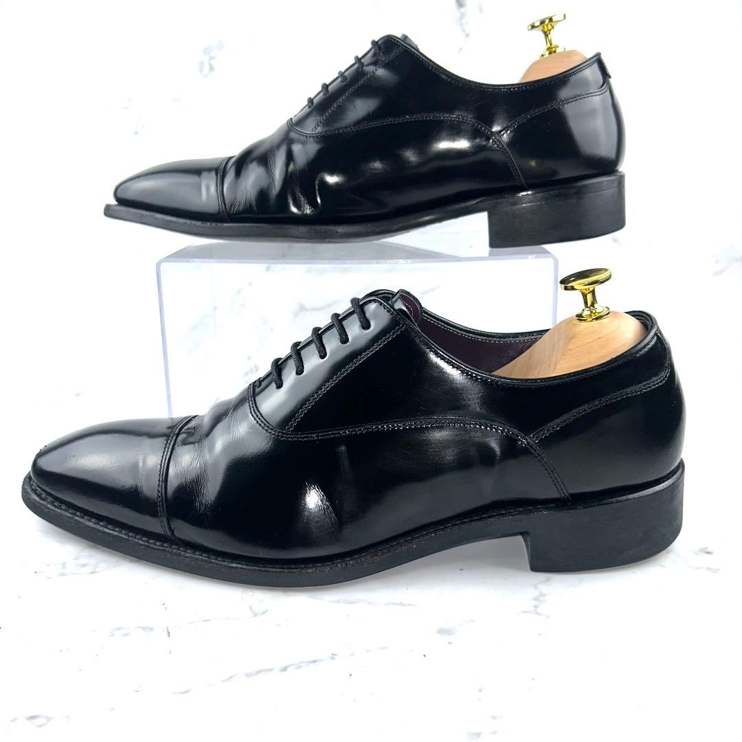 ✨高級ライン ✨リーガル ストレートチップ 25AR ブラック 内羽根　25.5