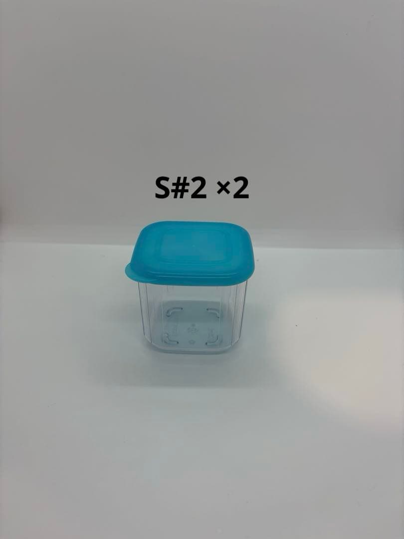 【新品未使用】タッパーウェア クリアメイト ブルーカラースペシャルセット
