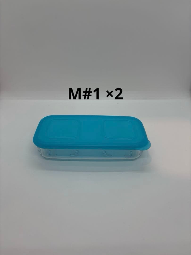 【新品未使用】タッパーウェア クリアメイト ブルーカラースペシャルセット