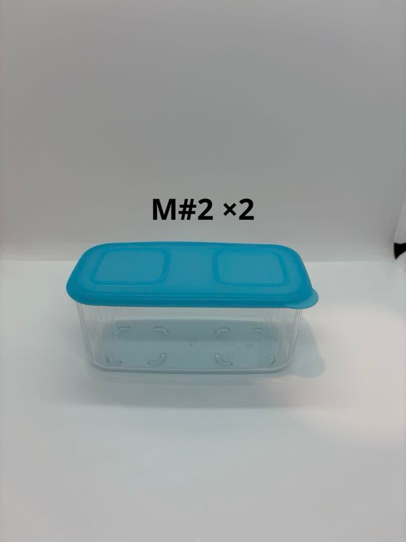 【新品未使用】タッパーウェア クリアメイト ブルーカラースペシャルセット