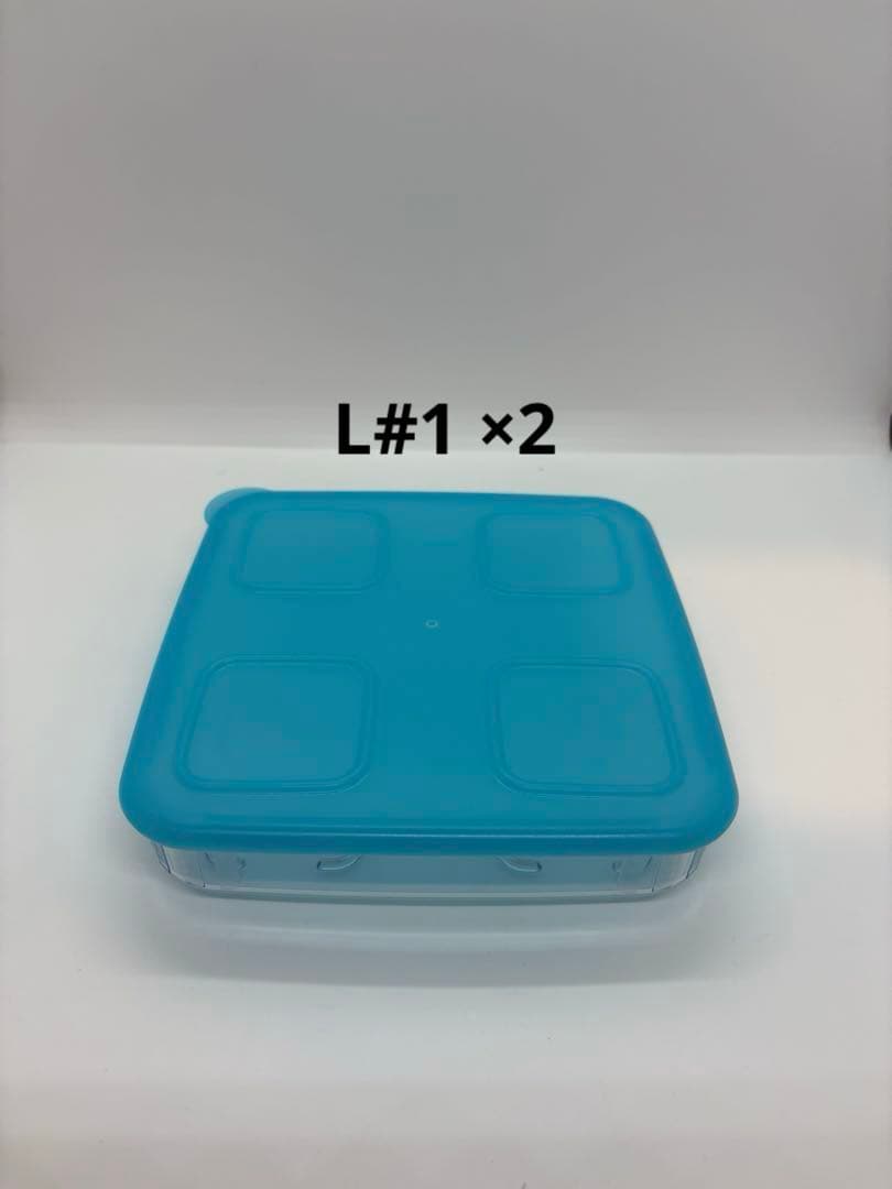 【新品未使用】タッパーウェア クリアメイト ブルーカラースペシャルセット