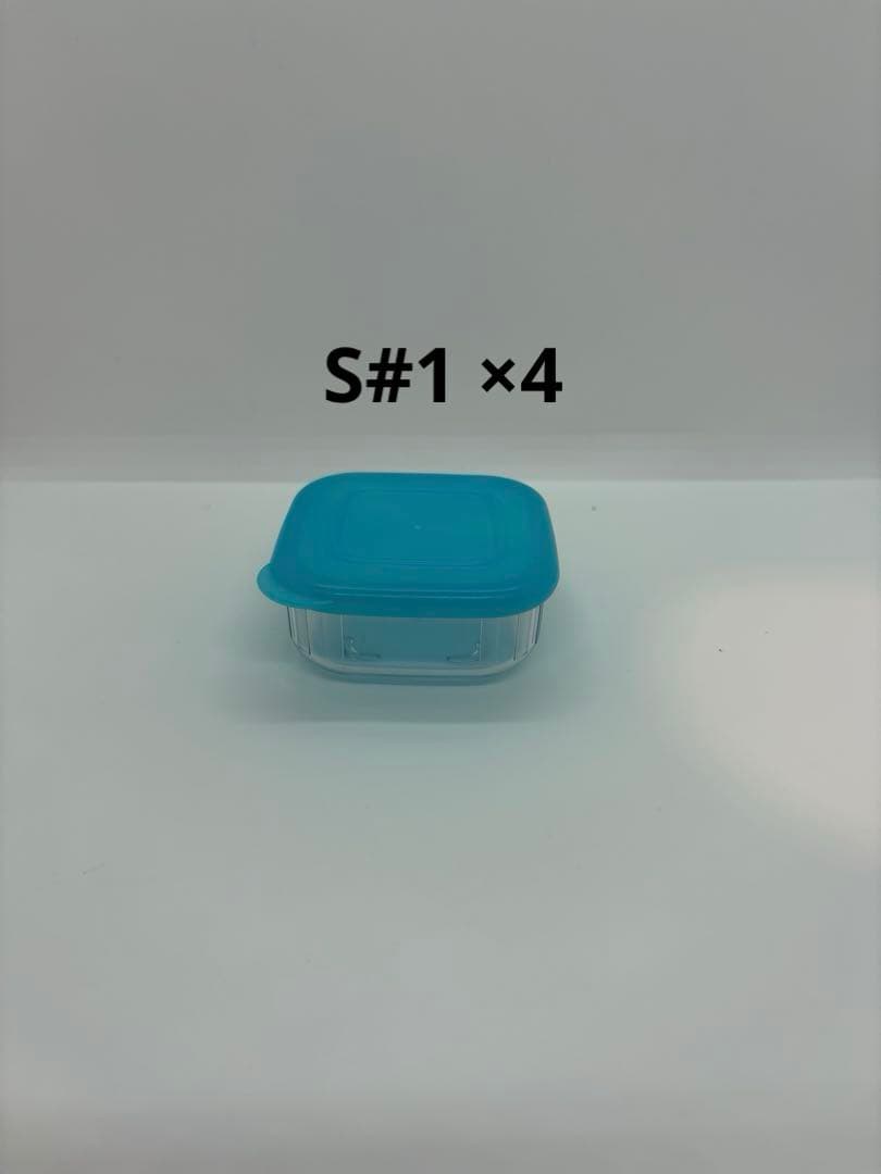 【新品未使用】タッパーウェア クリアメイト ブルーカラースペシャルセット